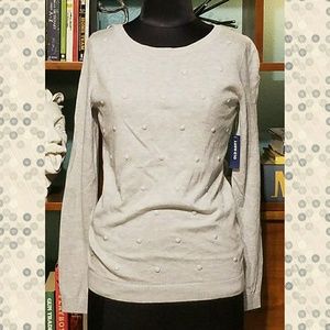 Lightweight embellished sweater